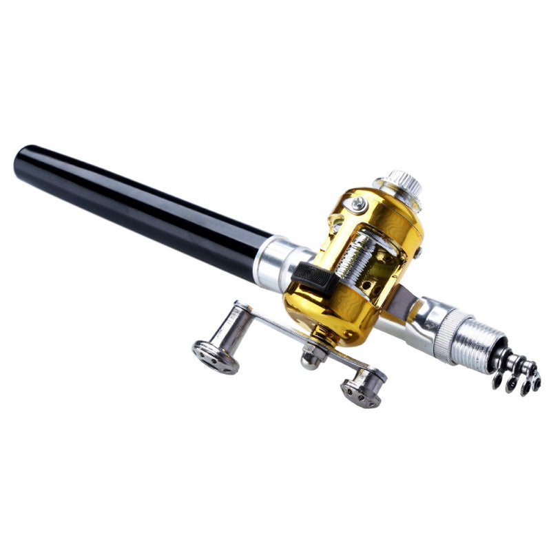 BassSmasher Portable Mini Fishing Rod With Reel (6 Colors Available)