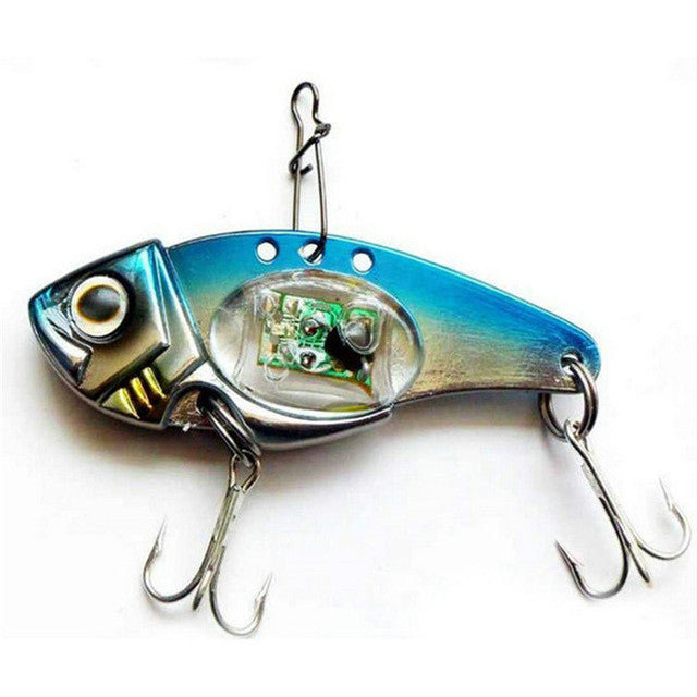 blue light fishing lure Bass Smasher Firebolt LED Blinking Fishing Lure