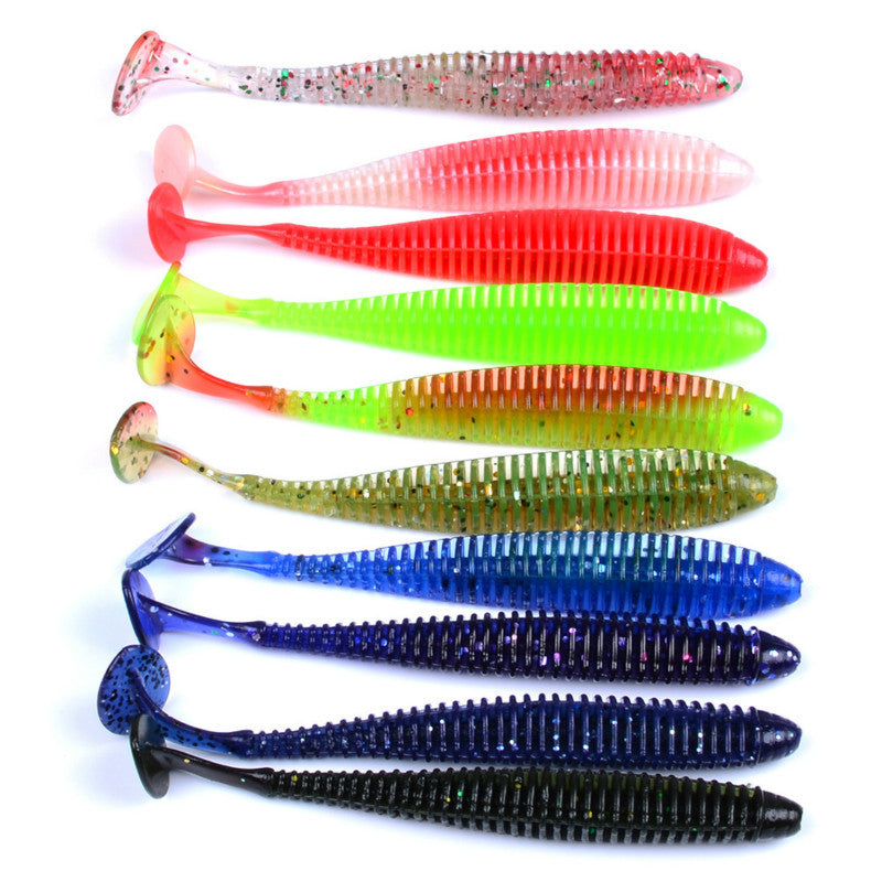 Varied Soft Plastic Lures (10 Pieces) BSS-S02