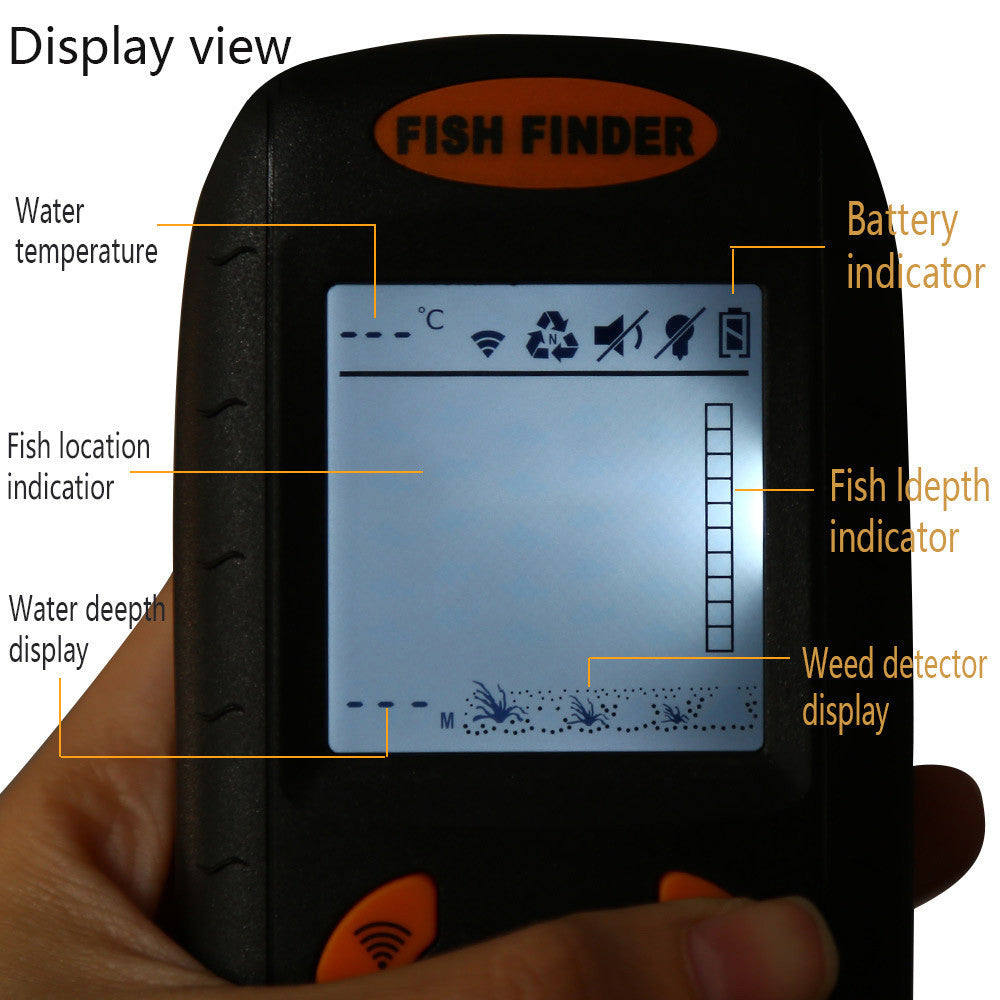 Bass Smasher Sonar LCD Fish Finder